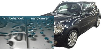 Nanoversiegelung bei der Fahrzeugaufbereitung