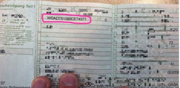 Fahrzeugschein ID