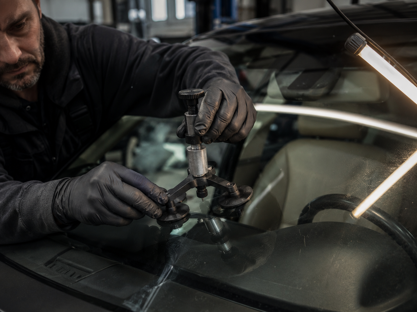 Autoglas-Reparatur bei Autoteam24 in Essen